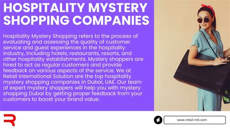 hospitality mystery shopping companies